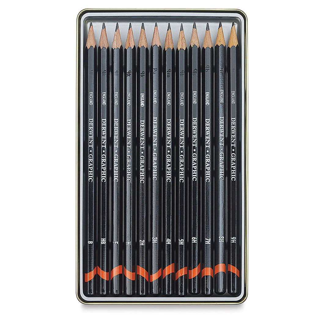 Derwent Graphic Technical Pencils Set of 12 (34213)