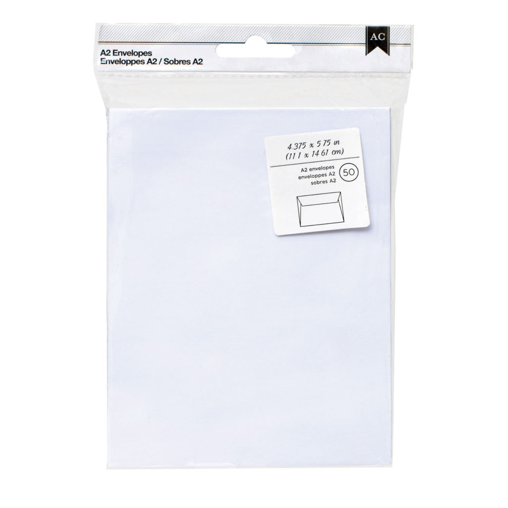 American Crafts A2 Envelopes White (368577)
