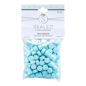 Spellbinders Paper Arts Sealed Collection Wax Beads Pastel Blue (WS-037)