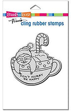 Load image into Gallery viewer, Stampendous Fran&#39;s Cling Stamps Sloth Mug (CRW212)
