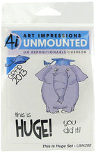 Load image into Gallery viewer, Art Impressions Stamp Set This is Huge (UM4288)
