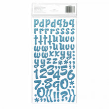 Load image into Gallery viewer, American Crafts Thickers LAX Glitter Letter Stickers Powder (42887)
