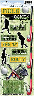 Paper House Productions Cardstock Stickers Field Hockey (STCX-0043)