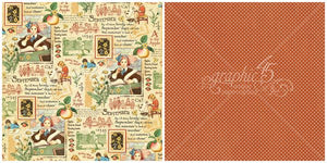 Graphic 45 12" x 12" Scrapbook Paper - Children's Hour Collection - September Montage (4501239)