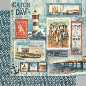 Graphic 45 Catch of the Day 8x8 Paper Pad (4502175)