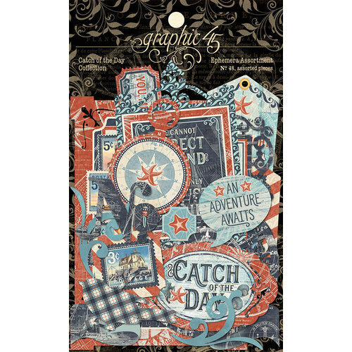 Graphic 45 Catch of the Day Die Cut Assortment (4502181)