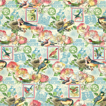 Load image into Gallery viewer, Graphic 45 Bird Watcher Collection 12X12 Scrapbook Paper - Just Breath (4502206)
