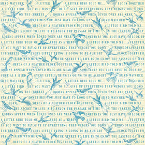 Graphic 45 Bird Watcher Collection 12X12 Scrapbook Paper - Feather Your Nest (4502208)