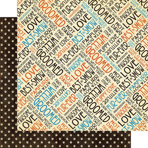Graphic 45 Well Groomed Collection 12x12 Scrapbook Paper Atta-Boy (4502262)