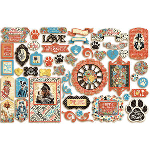 Graphic 45 Well Groomed Collection Ephemera Assortment (4502271)