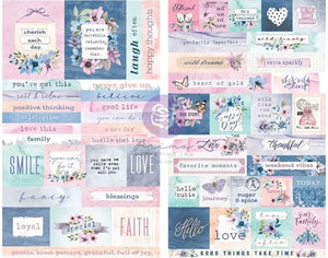 Prima Watercolor Floral Stickers (651541)