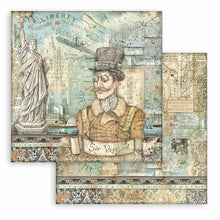 Load image into Gallery viewer, Stamperia Sir Vagabond Aviator 12x12 Paper Pad (SBBL112)
