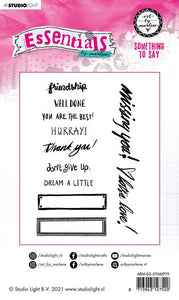 Art by Marlene Essentials Stamp Something to Say (ABM-ES-STAMP75)