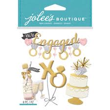 Jolee's Boutique Embellishments - Engagement Party (50-21963)