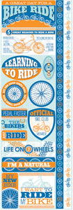 Reminisce Signature Series Die Cut Stickers Biking (RSS-506)
