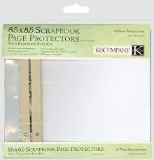 K & Company 8.5x8.5 Scrapbook Page Protectors (510036)