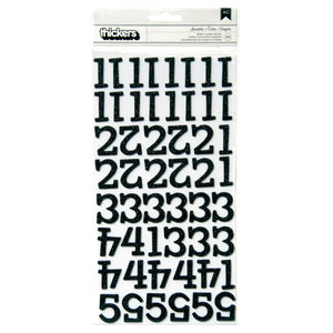 Large OLD ENGLISH NUMBERS (Gold, White & Black)Stickers 3pcs – Oh Snap!  Beauty Supply