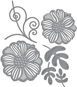 Spellbinders Shapeabilities Die Romantic Blooms One (S4-532)