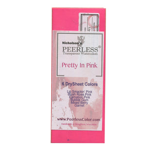 Nicholson's Peerless Transparent Watercolors: Pretty In Pink