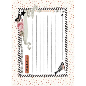 Prima Amelia Rose Journaling Notecards with Foil (596842)
