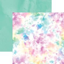 Load image into Gallery viewer, Reminisce Tie Dye Collection 12x12 Scrapbook Paper Kaleidoscope Dream (TDY-006)
