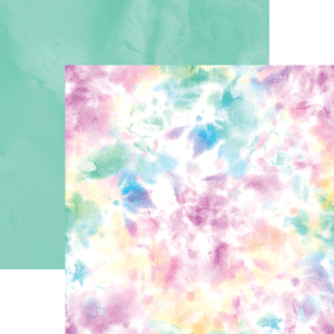 Reminisce Tie Dye Collection 12x12 Scrapbook Paper Kaleidoscope Dream (TDY-006)