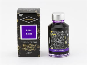 Diamine Shimmering Fountain Pen Ink - 50 ml Lilac Satin