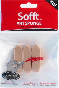 Sofft Art Sponge 3 Round Sponge Bars (61021)