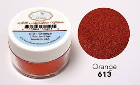 Elizabeth Craft Designs Silk Microfine Glitter - Orange (613)