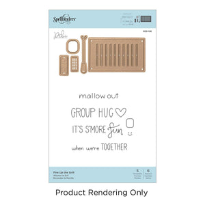 Spellbinders Dies and Stamps Fire up the Grill (SDS-128)
