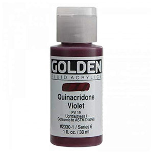 Golden Fluid Acrylics Quinacridone Violet (2330-1)