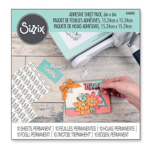 Sizzix Making Essential Adhesive Sheets 6x6 (656802)