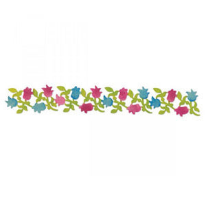 Sizzix Sizzlits Decorative Strip Die Flowering Foliage (657102)