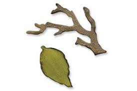 Sizzix Movers & Shapers Mini Branch & Leaf Set by Tim Holtz (657208)