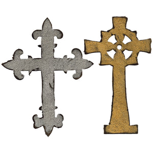 Sizzix Bigz Die Ornate Crosses by Tim Holtz (658245)