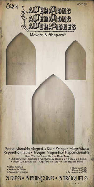 Sizzix Moves and Shapers Die Sized Arches by Tim Holtz (658565)