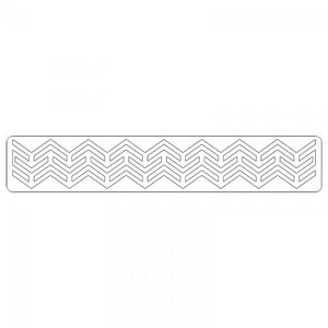 Sizzix Sizzlits Decorative Strip Die Chevron Border designed by Karen Burniston (668786)