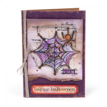 Load image into Gallery viewer, Tim Holtz Alterations Cobweb Blueprint Stamp &amp; Die Set (659371)

