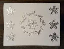 Load image into Gallery viewer, Sizzix Interchangeable Stamps - Christmas Tree &amp; Holiday Wreath by Jen Long (660671) - Retired
