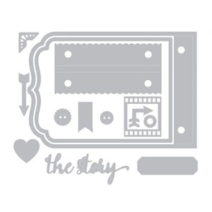 Sizzix Thinlits Die Set Essential Mini Album (661094)