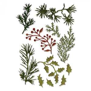 Sizzix / Tim Holtz Holiday Greens,Mini : 661597