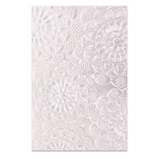 Sizzix 3-D Textured Impressions Embossing Folder - Doily - 662265