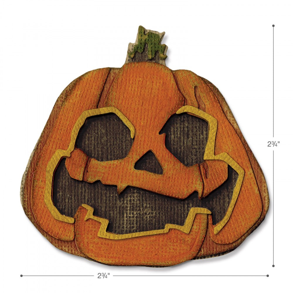 Sizzix Thinlits Die Set 10PK - Layered Jack-o-Lantern Item #662373