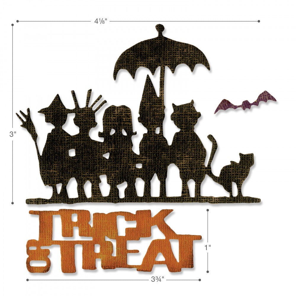 Sizzix Thinlits Die Set 3PK - Trick-or-Treat Item #662384