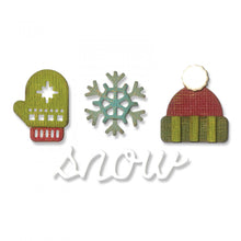 Load image into Gallery viewer, Sizzix Sidekick Side-Order Thinlits/Texture Fades Winter by Tim Holtz (663098)
