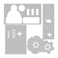 Load image into Gallery viewer, Sizzix Sidekick Side-Order Thinlits/Texture Fades Winter by Tim Holtz (663098)
