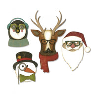 Sizzix Alterations Thinlits Die Set Cool Yule by Tim Holtz (663099)