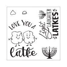Load image into Gallery viewer, Sizzix Framelits with Stamps Love You a Latke (663167)
