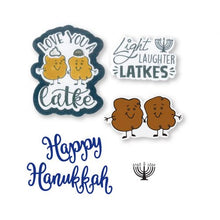 Load image into Gallery viewer, Sizzix Framelits with Stamps Love You a Latke (663167)
