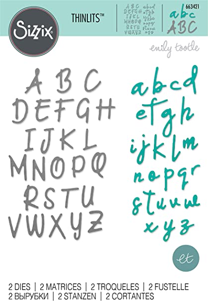Sizzix Thinlits Alphabet Set by Emily Tootle (663421)